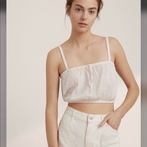 NWT Aritzia Golden Tna Sieren Blouse Women’s Top